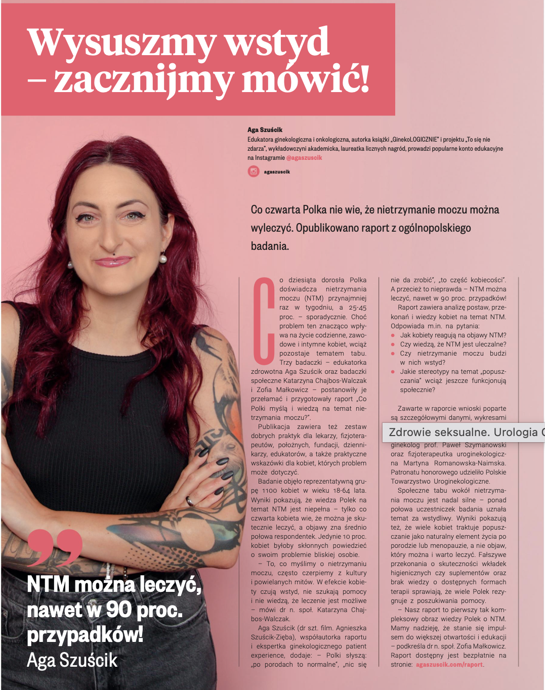 Raport w mediach - okładka